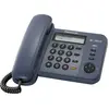 Image de Panasonic KX-TS580GC - Téléphone filaire avec identification de l'appelant/fonction d'appel en attente - bleu foncé