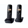 Image de Panasonic KX-TG1612 Téléphone DECT Identification de l'appelant Noir - Neuf