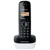 Image de Panasonic KX-TG1611FRW téléphone Téléphone DECT Identification de l'appelant Noir, Blanc - Neuf