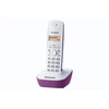 Image de Panasonic KX-TG1611FRF téléphone Téléphone DECT Identification de l'appelant Violet, Blanc - Neuf