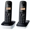 Image de Téléphone sans fil duo dect noir - Panasonic - KXTG1612FRW -