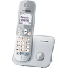 Image de Panasonic KX-TG6811 - Téléphone sans fil avec identification de la ligne appelante - DECT - Pearly Silver