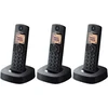 Image de Panasonic Dect Tri Pack Téléphone fixe sans fil Noir One Size / EU Plug 220V Noir One Size