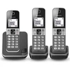 Image de Panasonic KX-TGD313NLG Vaste Telefoons 3 Stuks Zwart/Zilver