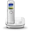 Image de Panasonic KX-TGJ310GW Téléphone sans fil à faible rayonnement, écran couleur, identification de l'appelant, 18h de temps de conversation, 12 jours de veille, fonction mains libres, fonction babyphone, DECT