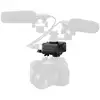Image de Adaptateur de microphone Panasonic DMW-XLR1 enregistrement 2 canaux XLR +48V commandes gain filtre coupe-bas Noir - Neuf