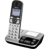 Image de Panasonic KX-TGE520 - Téléphone sans fil - Répondeur avec identification de l'appelant - DECT\GAP - noir, argenté