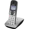 Image de Panasonic KX-TGE510 - Téléphone sans fil avec identification de l'appelant - DECT\GAP - noir, argenté