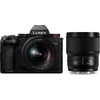 Image de Panasonic Lumix S5II + S 20-60MM F3.5-5.6 + 50mm F1.8 MILC 24.2 MP CMOS 12000 x 8000 pixels Noir