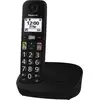 Image de Panasonic KX-TGU110EXB Téléphone sans fil DECT Noir simple avec touches larges