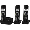 Image de Panasonic KX-TGU133EXB téléphone Téléphone analog/dect Noir
