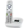 Image de Panasonic KX-TGU430EXW, téléphone DECT, combiné sans fil, haut-parleur, 1000 entrées, identification de l'appelant, blanc