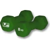 Image de Urban Fitness haltères en néoprène - Poids hexagonaux 2 x 8kg vert