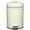 Image de Kitchencraft Composteur En Métal Avec Pédale Intégrée, 3 L - Crème