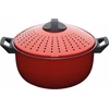 Image de Poêle à pâtes, 25,5 CM, 4 L, Acier au carbone, Antiadhésive, Rouge - KitchenCraft | World of Flavours