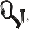 Image de Antivol Oxford Pour Casques Et Vêtements - Fixation Sur Une Moto