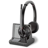 Image de POLY W8220/A, UC Casque Sans fil Arceau Bureau/Centre d'appels Bluetooth Noir - Neuf