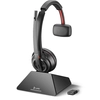 Image de POLY Savi 8210 UC Casque Sans fil À la main Bureau/Centre d'appels Bluetooth Noir - Neuf
