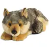 Image de Aurora World 26264 Puffin MiYoni Wolf Lying Peluche, 0 mois à 99 ans , Multicolore, 11 pouces