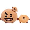 Image de Line Friends BT21, 20 cm Doudou modèle SHOOKY avec petit compagnon ultra doux, brun