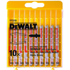 Image de Coffret de 10 lames de scie sauteuse métal DEWALT DT2292-QZ Attache en T