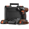 Image de Black & Decker Akku-Bohrschr. 18V 2 x 1,5Ah Li-Ion Akku