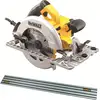 Image de Scie circulaire manuelle DeWALT DWE576KR-QS 1600 W / 61 mm incl. rail de guidage 1500 mm, Scie circulaire