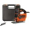 Image de Black+Decker Scie sauteuse 620W - livrée avec 1 lame bois 1 lame déportée 1 pare-éclats mallette de transport - KS901PEK-QS