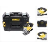 Image de DeWalt DCS 331 NT Scie sauteuse sans fil 18V + Coffret de transport DeWALT TSTAK Box DWST1-70703 + Insert correspondant - sans Batterie, sans Chargeur