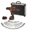 Image de Black & Decker Akku-Bohrschr.10,8V 1,5Ah,Koffer,100Zub