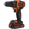 Image de Perceuse/visseuse 18V 2 vitesses dans coffret avec 1 batterie 1,5Ah et chargeur - BLACK+DECKER BDCDD186K-QW