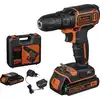 Image de Black&Decker Akku-Bohrschrauber 18V 2x1,5Ah Koffe BDCDC18KB