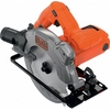 Image de Black & Decker CS1250L 19 cm Noir, Métallique, Orange 5300 tr/min 1250 W