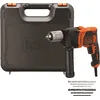 Image de BEH850K-QS Perceuse à percussion filaire - 850W - 54 400 cps/min - 6 accessoires - Livrée en coffret
