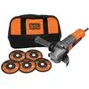 Image de Black & Decker BEG220KA5, 12 000 tr/min, 12,5 cm, batterie, 1,8 kg