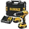 Image de Dewalt   Perceuse Visseuse Sans Fil 18v Avec 2 Batteries 4.0ah   Moteur Brushless   Couple Réglable   Coffret De Transport Dcd777m2t-qw