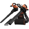 Image de Black & Decker Aspirateur de feuilles,3000W,pression de ramassage des feuilles,râteau