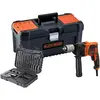 Image de Kit Perceuse à Percussion 850 W, ø13 Mm, + 32 Accessoires En Coffret + Boîte, Avec Câble