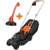 Image de Black & Decker Elektro-Rasenmäher(1000W)/-trimmer-Kit