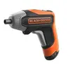 Image de Black & Decker   Tournevis Sans Fil 3,6v   Couple 5,5nm   Vissage Rapide Avec Éclairage Led   Chargeur Micro Usb Inclus