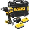 Image de Perceuse visseuse compacte XR 18V 1.7Ah Li-Ion brushless Powerstack DEWALT - DCD800E2T-QW