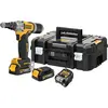 Image de Riveteuse Moteur Brushless XR 18V - 6,4 mm - DEWALT - avec 2 batteries 18V 1.7Ah - chargeur - coffret TSTAK - DCF414E2GT-QW