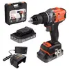 Image de BLACK+DECKER Perceuse Visseuse À Percussion Éco-Responsable 18V Brushless - 2 Batteries 2Ah   En Mallette - BLD683D2XK-QW
