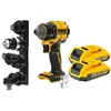 Image de Dewalt   Perceuse-visseuse Sans Fil 18v Avec 2 Batteries 2.0ah   Couple 73nm   Mandrin Tout Métal 13mm   Coffret Tstak Avec 4 Embouts