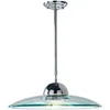 Image de Dar Hemisphere - Suspension Dome Chrome Poli Et Verre Clair