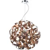 Image de Dar Rawley - Suspension Ruban Sphérique Cuivre Brossé, 9x G9