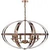Image de Dar Symbol - Suspension Cage Cuivre Pétrole, 6x E14