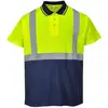 Image de Polo Bicolore Couleur : Jaune/marine Taille M Portwest