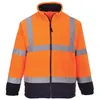 Image de Polaire Hivis Bicolore Couleur : Orange/marine Taille M Portwest