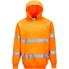Image de Sweat Shirt À Capuche Haute Visibilité Portwest Orange Fluo S